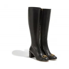 菲拉格慕/Salvatore Ferragamo 绗缝Gancini靴子 01Q129_714659