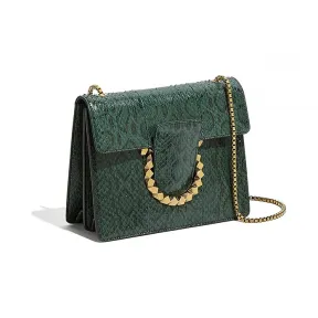 菲拉格慕/Salvatore Ferragamo Gancini正面翻盖手握晚装包 21F953_716502