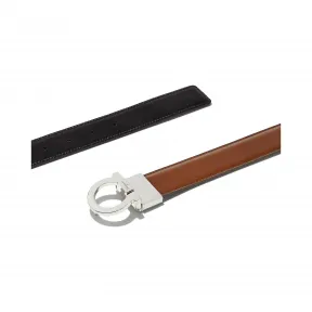 菲拉格慕/Salvatore Ferragamo 双面可调式Gancini皮带 67A004_700962