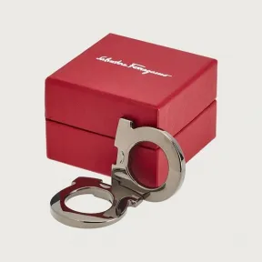 菲拉格慕/Salvatore Ferragamo 可互换的 Gancini 开关扣 - 腰带 - 皮革配件 679967-742807