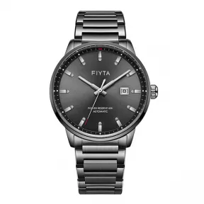 飞亚达/Fiyta 远洋系列 黑色、精钢 42mm 自动机械机芯 男表 GA867002.BBB