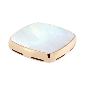 斐登/Fred 18k黄金底座白色珍珠贝母印章 4B0830