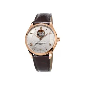 康斯登/Frederique Constant 百年典雅心跳自动上链腕表 40MM 不锈钢镀玫瑰金色 自动机械机芯 FC-310MV5B4