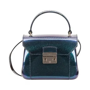 芙拉/Furla CANDY 蓝色 彩虹 Pvc 迷你手袋 792575