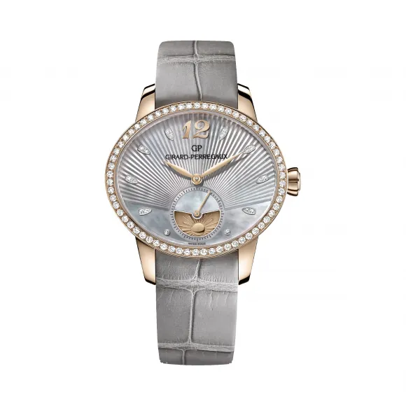 芝柏/Girard-Perregaux 猫眼系列 35,44 x 30,44 毫米 玫瑰金 自动上链机械机芯 女表 80488D52A251-CK2A