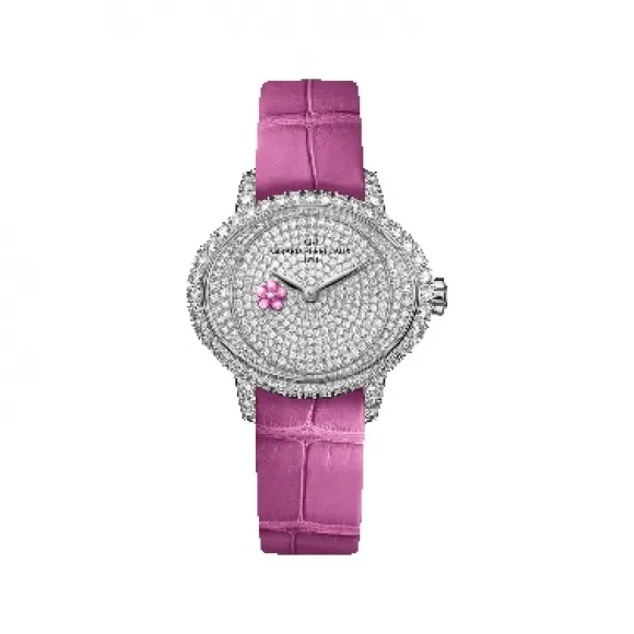 芝柏/Girard-Perregaux 猫眼系列 38毫米 白金 自动上弦机械 男表 80498D53M7B1-BKLA