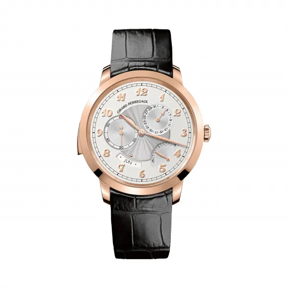 芝柏/Girard-Perregaux  Bridges 金桥系列 42.00 毫米 玫瑰金  男表 99651-52-111-BA60