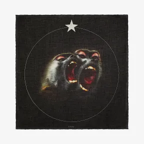 纪梵希/Givenchy 男士 Monkeys围巾 17F9620958-001