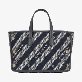 纪梵希/Givenchy GIVENCHY帆布链条提花迷你BOND购物袋 BB50E5-B0S0-404