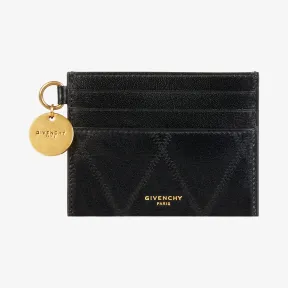 纪梵希/Givenchy 女士 菱形绗缝皮革GV3卡包 BB608TB08Z-001