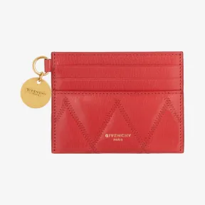 纪梵希/Givenchy 女士 GV3菱形皮革卡包 BB608TB08Z-669