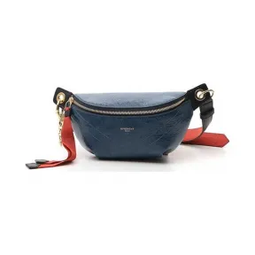 纪梵希/Givenchy 蓝色 皮革 女款 腰包 BBU00FB0S5404