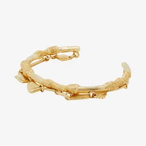 纪梵希/Givenchy 女士 双排黄铜手镯 BF206CF003-710