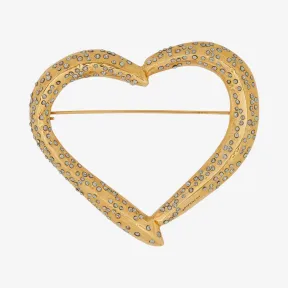 纪梵希/Givenchy 女士 心形水晶胸针 BF600JF005-710