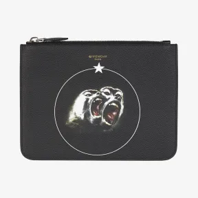 纪梵希/Givenchy 男士 大号Monkey Brothers图案印花手包 BK06072378-960