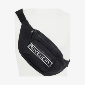 纪梵希/Givenchy 男士 4G LOGO 大号尼龙腰包 BK504SK0B5-004