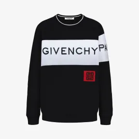 纪梵希/Givenchy 男士 PARIS 4G刺绣卫衣 BM708T3003-001