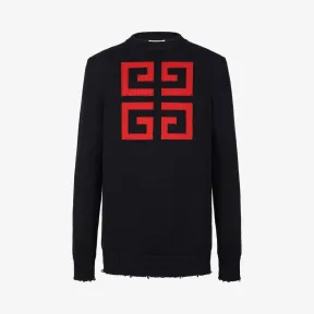 纪梵希/Givenchy 男士 4G棉质套头衫 BM904U4Y0A-009