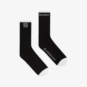 纪梵希/Givenchy 男士 GIVENCHY 4G 棉袜 BMB02A4037-004