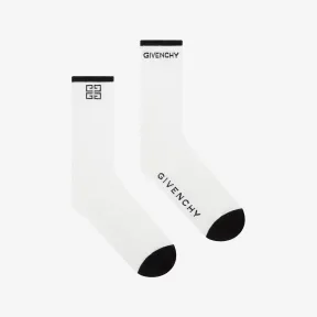 纪梵希/Givenchy 男士 GIVENCHY 4G 棉袜 BMB02A4037-116