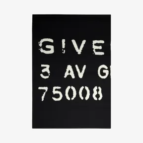 纪梵希/Givenchy 男士 Atelier羊毛真丝毯子 BP001PP04J-001