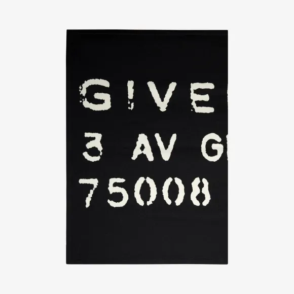 纪梵希/Givenchy 男士 Atelier羊毛真丝毯子 BP001PP04J-001