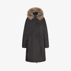 纪梵希/Givenchy 女士 短款连帽派克大衣 BW001T1108-001