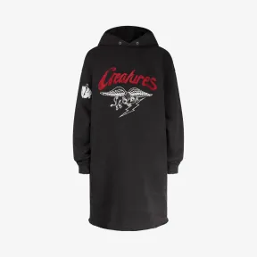 纪梵希/Givenchy 女士 印花连帽卫衣连衣裙 BW209U3Z0P-001