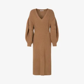 纪梵希/Givenchy 女士 泡泡袖针织中长连衣裙 BW20SL4Z5R-280