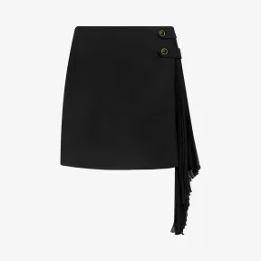 纪梵希/Givenchy 女士 褶裥裆布迷你裙 BW402A10EF-001