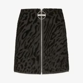 纪梵希/Givenchy 女士 蕾丝丝绒迷你裙 BW4045200F-001