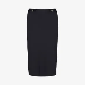 纪梵希/Givenchy 女士 4G金色纽扣中长款铅笔裙 BW407W4Z3Y-001