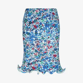 纪梵希/Givenchy 女士 花卉印花褶裥短裙 BW40BK12GL-109