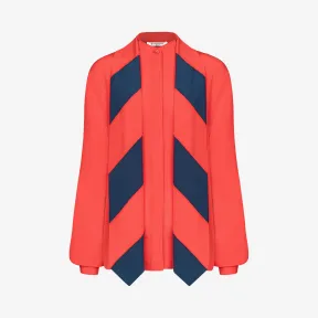 纪梵希/Givenchy 衬衫配可拆式围巾 BW609T10JX-600