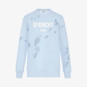 纪梵希/Givenchy 女士 PARIS破洞卫衣 BW700E3014-458