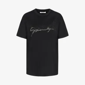 纪梵希/Givenchy 女士 珍珠刺绣T恤 BW7060G0E5-008