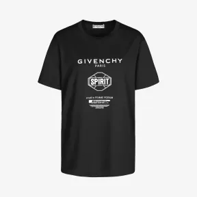 纪梵希/Givenchy 女士 Spirit印花超大T恤 BW70753Z33-001