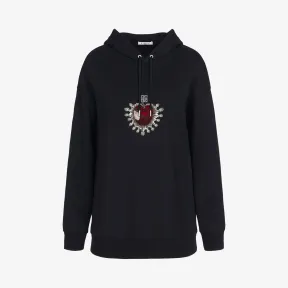 纪梵希/Givenchy 女士 Sacred apple刺绣连帽衫 BW900CG0G4-001