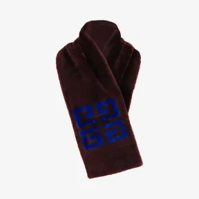 纪梵希/Givenchy 女士 毛羊皮4G围巾 BWZ00J607R-546