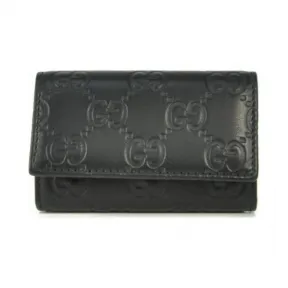 古驰/Gucci 黑色 皮革  钥匙包 138093-A0V1G-1000