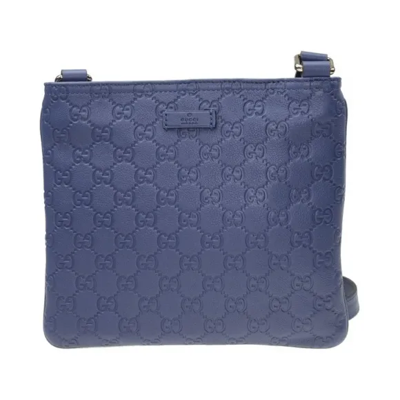 古驰/Gucci 蓝色 牛皮  手提包 201538-BNX1G-4233