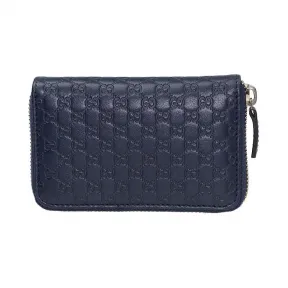 古驰/Gucci 深蓝色 牛皮  零钱包 255452-BMJ1G-4009