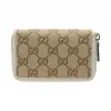 古驰/Gucci 白色 帆布  零钱包 255452-FAFXG-9761