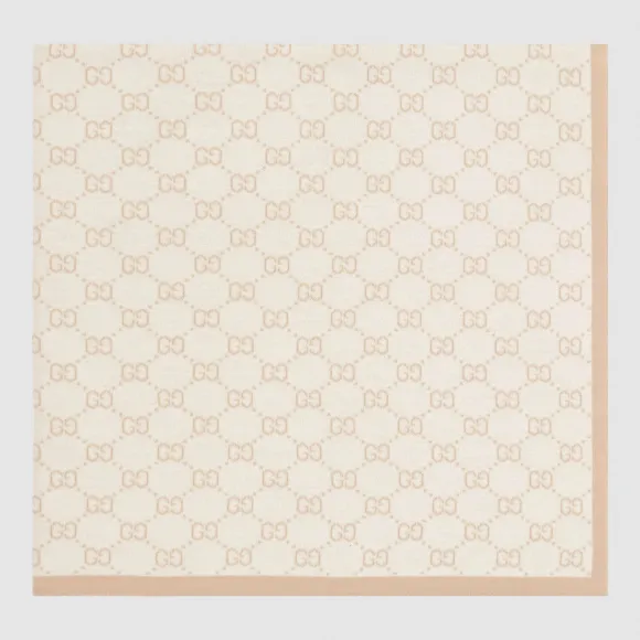 古驰/Gucci 迷你双G印花儿童羊毛毯 256310 3K206 9272