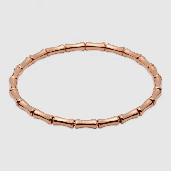 古驰/Gucci 竹节窄边手镯 284730 J8500 5702