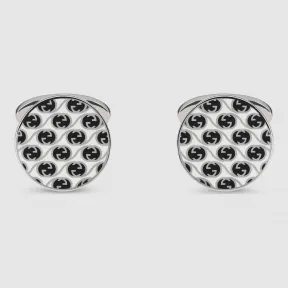 古驰/Gucci 袖扣, 配以互扣式双G细节 298822 J89L0 8522