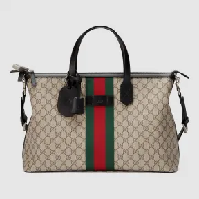 古驰/Gucci 织带GG高级人造革行李包 359261 KHNGN 9692