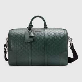 古驰/Gucci Gucci Signature 真皮行李包 406380 CWCBN 3095