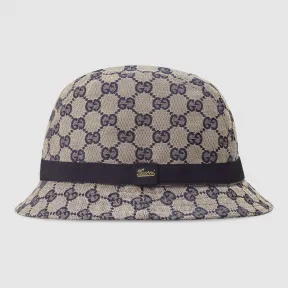 古驰/Gucci 儿童GG图案人造革软呢帽 411790 KQWX0 4075