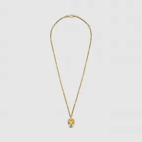 古驰/Gucci 饰水晶狮头项链 412885-J1D50-8062